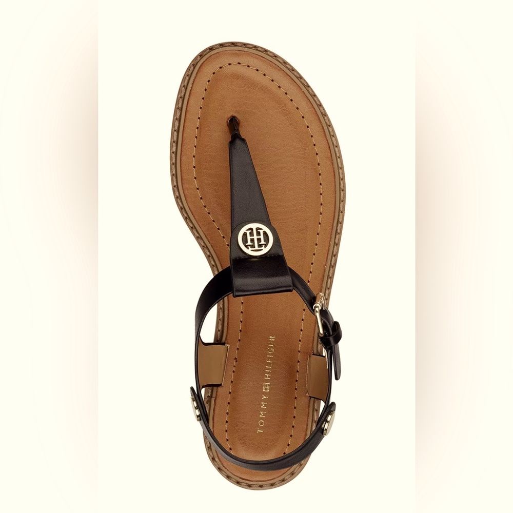 WOMEN'S TOMMY HILFIGER THONG SANDALS Sz 10 Like new condition